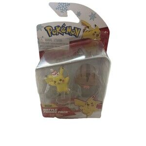 New Pokemon Pikachu + Swinub Battle Figure Pack toy